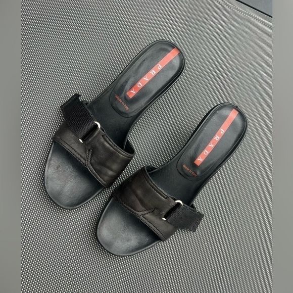 Vintage PRADA SPORT slides with Velcro Strap - Picture 6 of 7